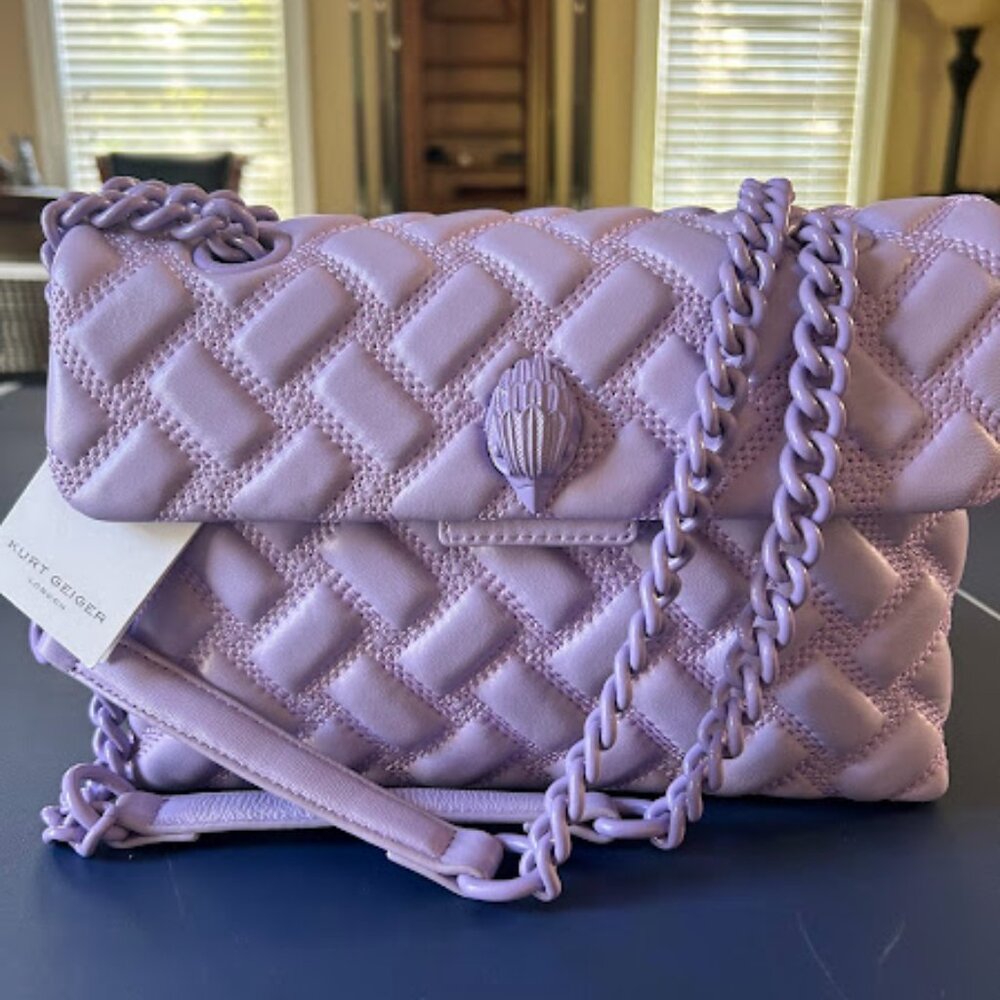 **NEW**  Kurt Geiger Kensington Bag Drench Lilac